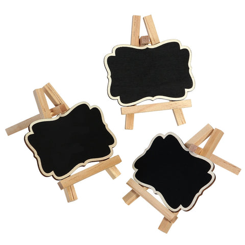 3pcs Framed Chalkboard Place Cards with Easel - Size S 3pcs Framed Chalkboard Place Cards with Easel - Size S